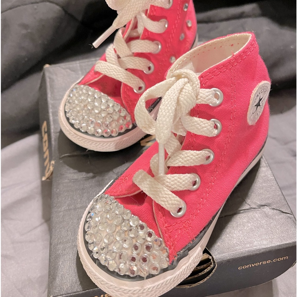 Converse infant 4 with bling, with original box